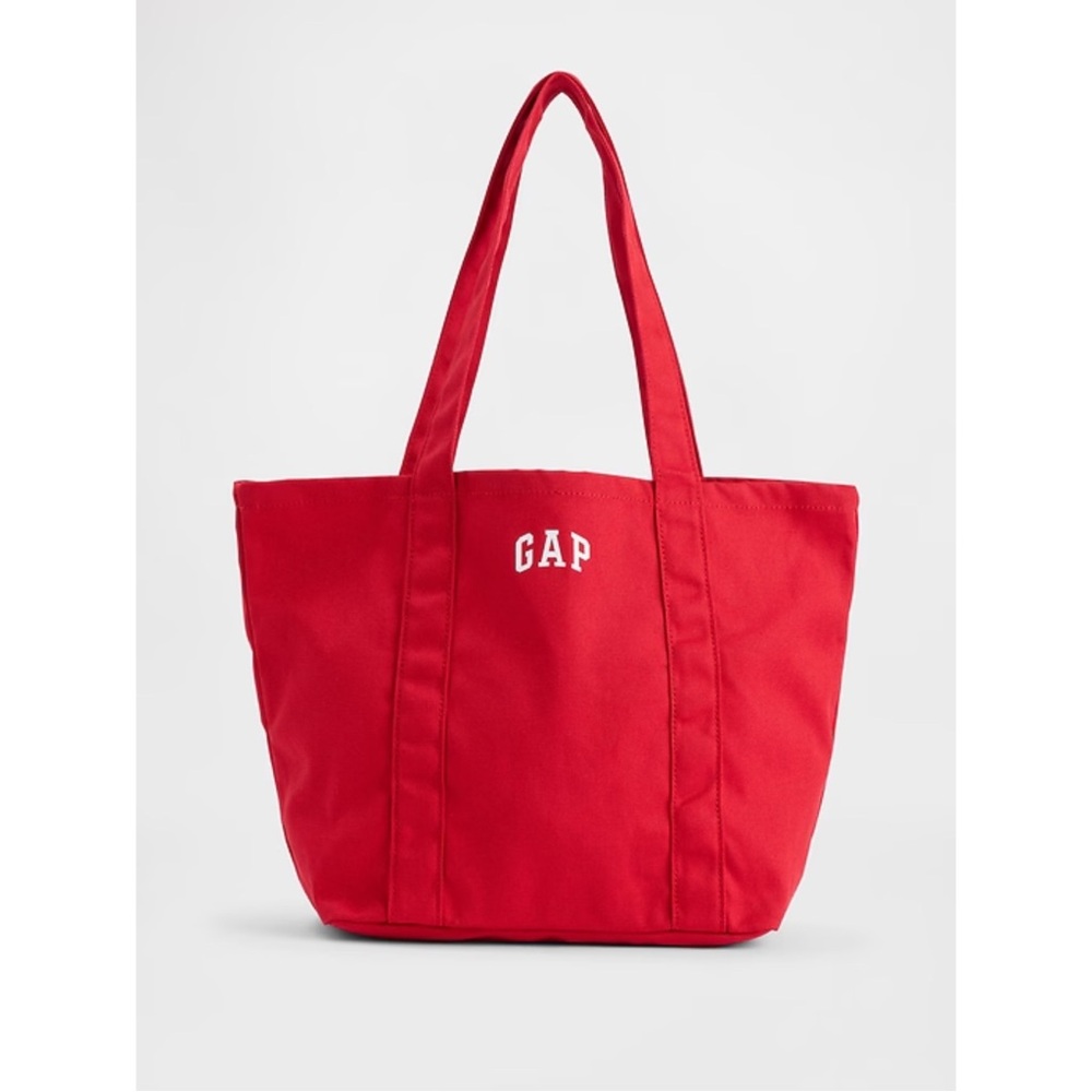GAP Red Canvas Tote Bag